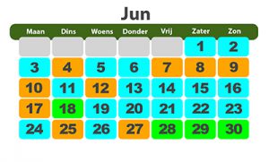 Dierenziekenhuis Drachten spoedkalender juni